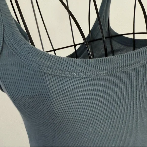 Bobi Los Angeles NWT Tank Midi Dress in Bluestone - Picture 5 of 8